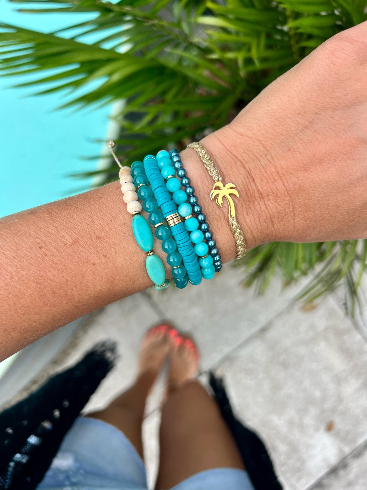 Teal Jade Diffuser Bracelet