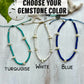 Mother Of Pearl & Gemstone Beach Anklet