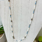 Long Boho Seed Bead Necklace | Sunglass Strap