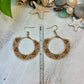 Chevron Hoop Seed Bead Earrings | Limited Edition