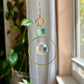 Crystal Prism Sun Catcher // Boho Hoop Car Charm