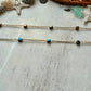 Square Bead Spacer necklace
