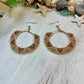 Chevron Hoop Seed Bead Earrings | Limited Edition