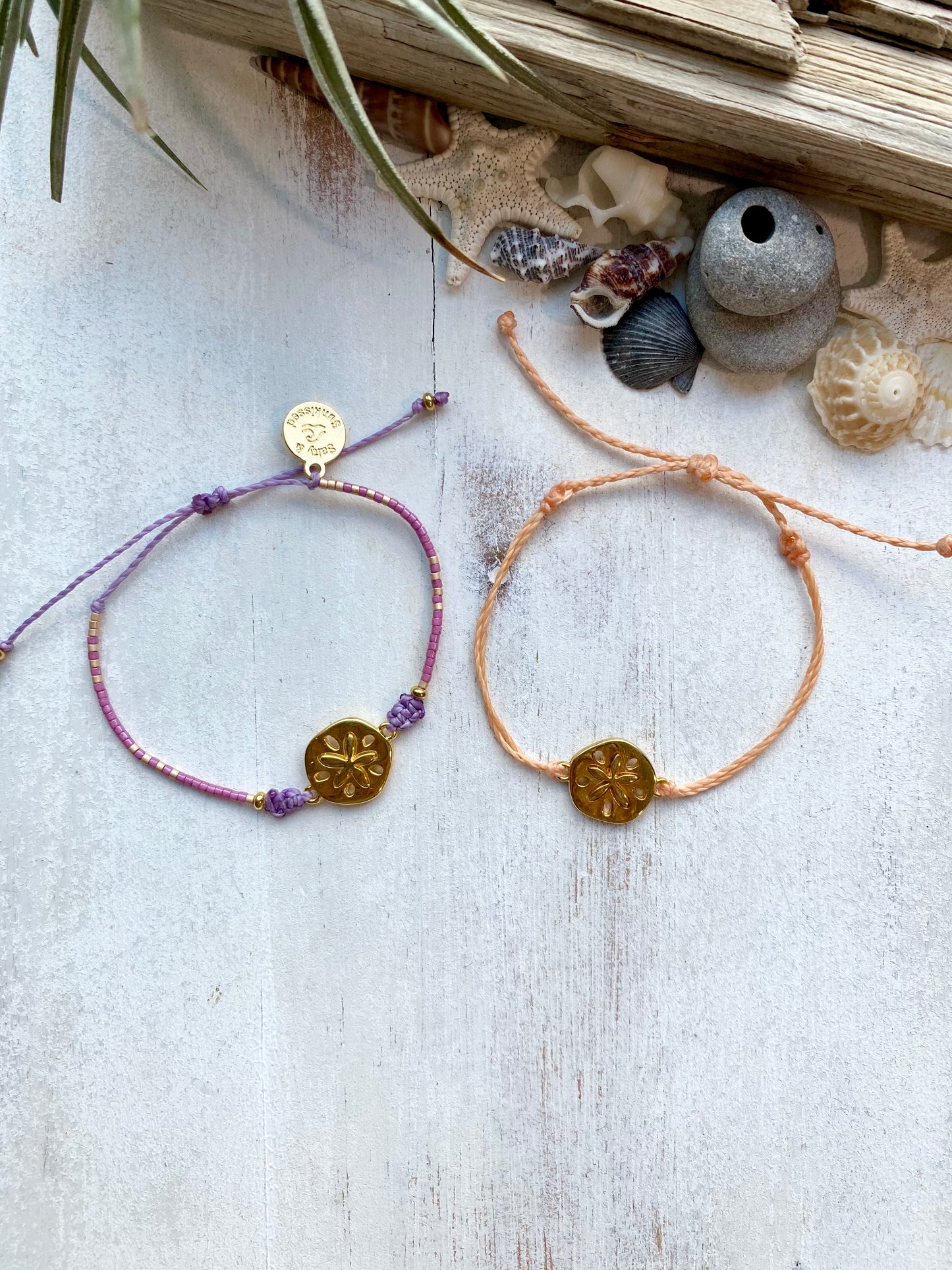 Sand dollar bracelet