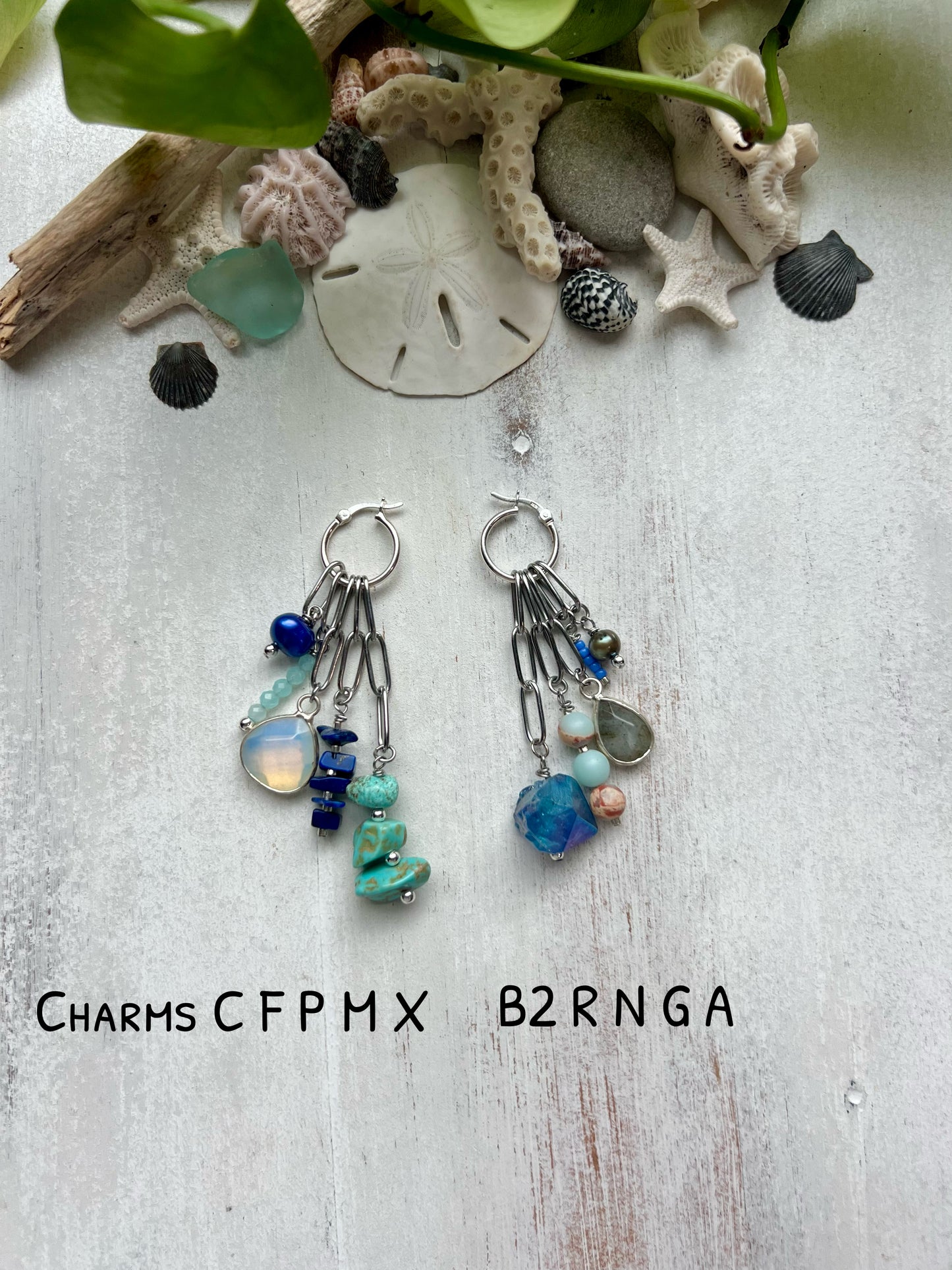 Silver Charm Hoop Earrings || Build Your Own Charm Earrings