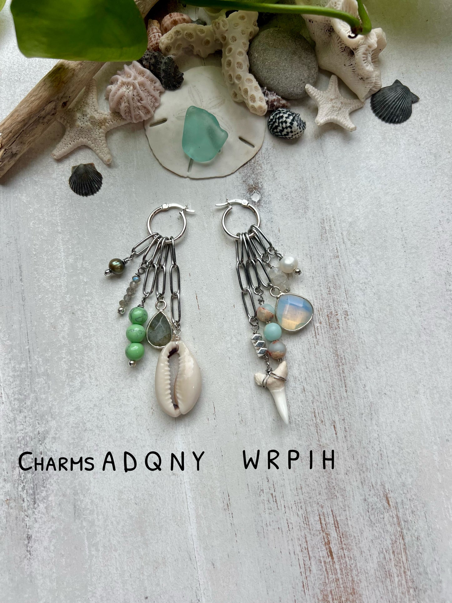 Silver Charm Hoop Earrings || Build Your Own Charm Earrings