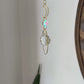 Crystal Prism Sun Catcher // Boho Hoop Car Charm
