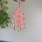 Neon Geometric Seed Bead Earrings | Limited Edition