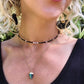 Tiger Nail Gemstone Necklace