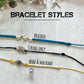 Waxed cord Sunflower bracelet