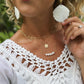 Mother of Pearl Shell & Gold Sun Earrings