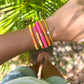 Colorblock Heishi Bracelet 4mm